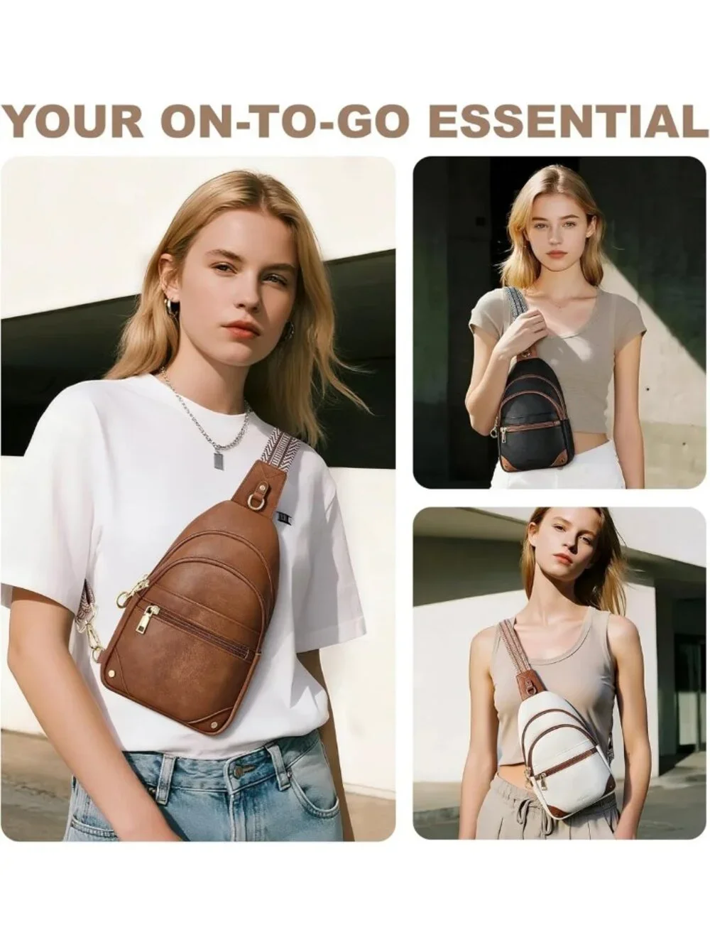 Stylish Anti-Theft Crossbody Bag for Women | RFID Travel Sling Purse